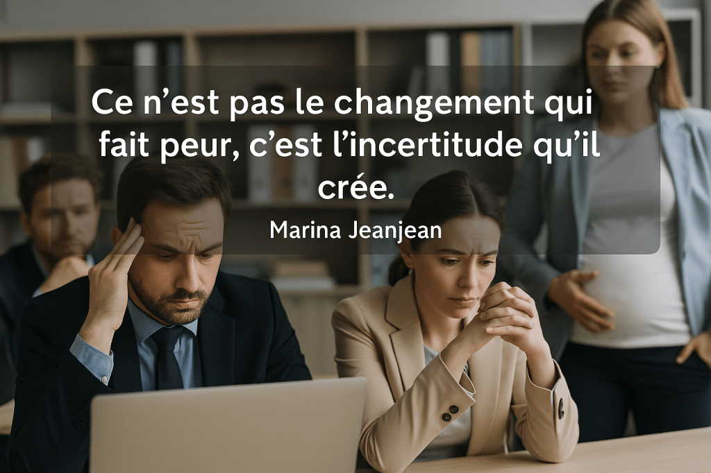Ce n&rsquo;est pas le changement qui fait peur. C&rsquo;est l&rsquo;incertitude qu&rsquo;il&nbsp;crée.